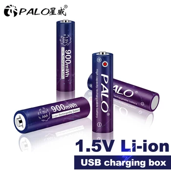 1,5 v AAA punjive litij-ion baterije AAA od 1,5 900 МВтч li-ion punjiva baterija 1,5 v litij-ионное punjač