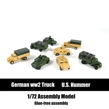 1/72 Hummer Plastični Skupština Model ww2 Lightning Model Kamiona Bez Ljepila U Prikupljanju Vojna Kola Poklon za Dječake
