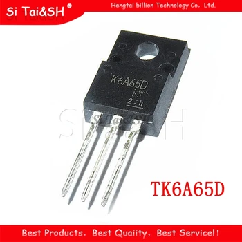 10 kom. TK6A65D TO-220F K6A65D TO-220 TK6A65 TO220F MOSFET N-Ch FET 650 4,0 IZ IDSS 10 ica. 95 Om