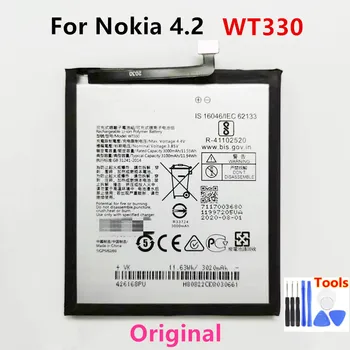 100% Originalni WT330 3100 mah Zamjenske Baterije Za Nokia 4,2 WT 330 Nokia4.2 Baterije za mobilne telefone + Besplatni Alati