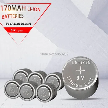 50 kom 3 litij elemenata 170 mah CR1/3N Gumb visoke iscjedak сильноточная baterija M6 M7 DL-1 / 3N CR13N CR1/ 3N 3 Baterije