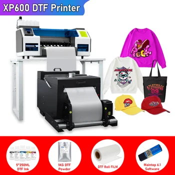 A3 DTF Pisač s dvostrukom Glavom XP600 printhead dtf pisač za transfer folije punjene шейкерной stroj za majice tiskarski stroj A3