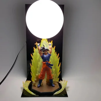 Dragon Ball Z Manga Anime Figure sina Goku PVC Igračke Lik Lampa DIY Skup Super Сайян Model Lutke Goku Juguetes Kolekcionar