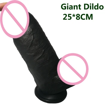 HOWOSEX 8 cm Veliki Debeli Realan Analni Dildo sisanje čaša Super Veliki Kurac Dong Divovski Penis Seks Igračaka Za Odrasle Za Žene