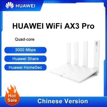 Kineska verzija Huawei WiFi Ruter AX3 Pro Dual-core Pojačalo Bežični Usmjerivač 2,4 i 5G WiFi 6 + 3000 Mb/s NFC Repeater Wi-Fi