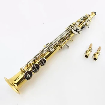 Klasični 62 sopran saksofon Bb позолоченная površina srebrna gumb Japanski zanatske profesionalne alat sopran saksofon