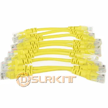 Lot 10 kabela/ 2 cm 6 cm 568B CAT5E UTP Ethernet RJ45 kabel Mrežni kabel