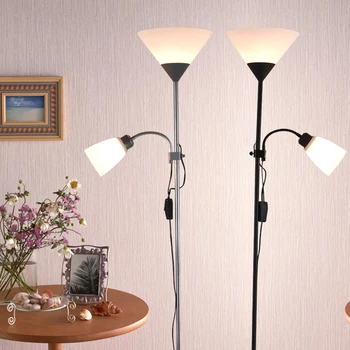 Moderna podna lampa od kovanog željeza s podesivim lampa E27, rasvjeta za ormar, noćni lampe za spavaće sobe, uredski podna lampa, izravne prodaje tvornice