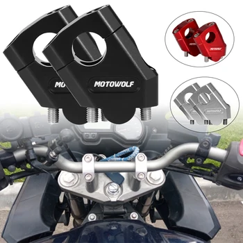 NOVI Motocikl 22 mm 28 mm Volan za Upravljanje Za Motocikle Povećanje Ustaje Bar Obujmica za Pričvršćenje Honda NTV650 NTV 650 Deauville 700 Varadero 125