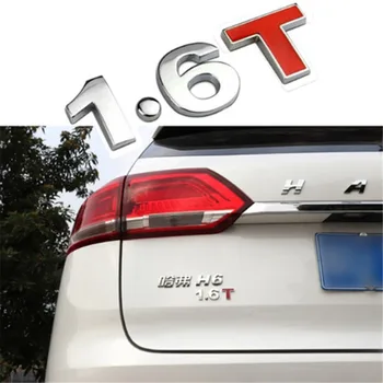 Novi Automobil 3D Metal 1,6 1,8 T T 2,0 2,8 T T Logo Naljepnica Simbol Simbol Naljepnice za Mazda, KIA, Renault, TOYOTA, BMW, Ford Focus, Auto-Stil
