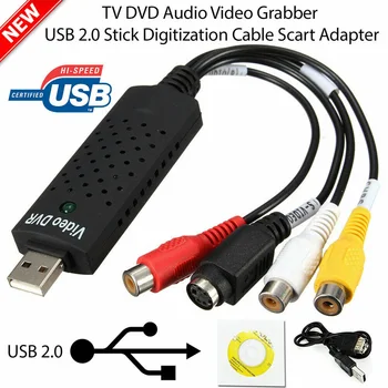 Novi USB 2.0 Audio Tv Video Converter VHS na PC-DVD Video Easy Capture Card Adapter CLA88