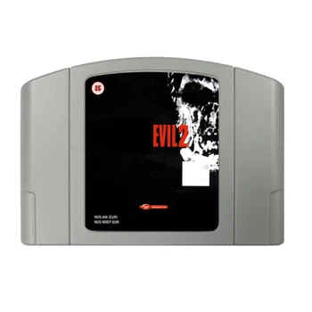 Novi dolazak Evil 2 USA PAL Verzija na engleskom jeziku za 64 Bitnu Igraću konzolu