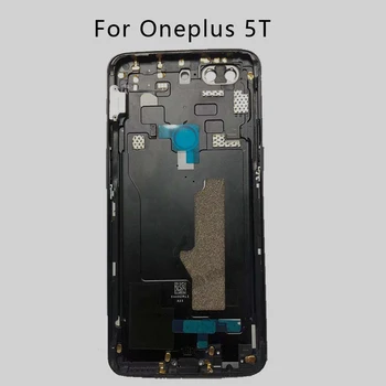 Originalni Stražnji poklopac Za OnePlus A5010 5T Poklopac pretinca za baterije Stražnja Vrata Telo Torbica Zamjena Za One Plus 1 + 5T OnePlus 5T Poklopac pretinca za baterije