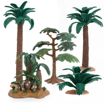 Pribor za Gmazova Krajolik Dizajn Umjetna Kokos Palma Džungla Biljka za Kameleon Gušter, Žaba Pribor za Akvarij