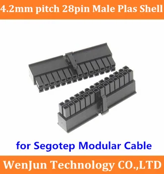 Priključak korak 4,2 mm 28pin za kabel napajanja Segotep Grafičke kartice ATX GPU PCIe Konektor za Napajanje Plastično Kućište u obliku Školjke