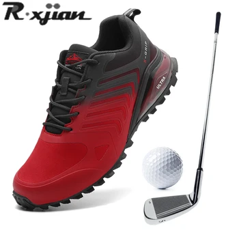 R. xjian/ Nova muška i ženska sportska obuća za golf, velike dimenzije 39-50, ulične casual cipele za golf, profesionalni golf cipele