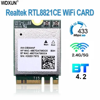 RTL8821CE 802.11 AC 1X1 Wi-Fi + BT 4.2 kombinirana karta adapter Bežična mrežna kartica, pogodan za DELL, ASUS, Kina Acer RTL8821