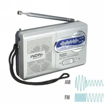 Radio vanjski prijenosni AM/FM radio antena teleskopski prijemnik antena 3 U višenamjenski starcima, radio fm diy