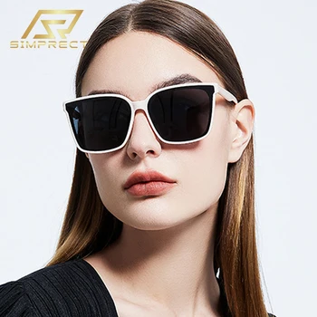 SIMPRECT Trg Polarizirane Sunčane Naočale Ženske 2022 Luksuzne Marke Dizajnerske Sunčane Naočale Berba UV400 visoko Kvalitetne boje Za Žene