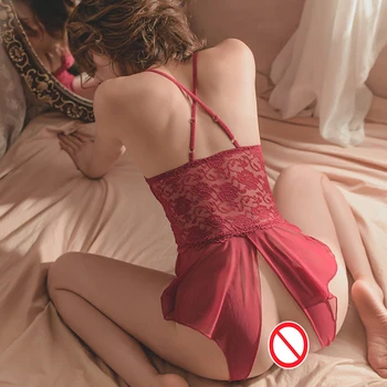 Seksi noćni ženska košulja, prozirno donje rublje bez isječaka, vruće seksi spavaćica, seksi haljina, jednodijelni tijelo, ženska seksi odjeća