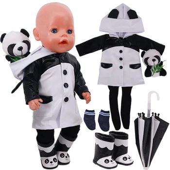 Serija Panda Lutka Haljina Odjeća i Pribor Za 18 Centimetara, Američki i 43 cm, Reborn Baby Novorođene Lutka, Djevojka Rusija Lutka DIY Pokloni Igračka