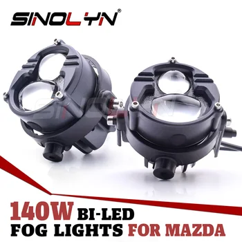 Sinolyn Bi LED Projektor Prednjih Svjetala PTF Za Mazda 6/Mazda 2 3 5/CX7/CX5/Axela/MX5 Auto Led Svjetla 3000 K 6500 K Auto Oprema
