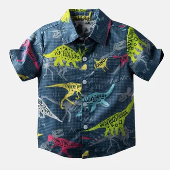 Slatka Majica za Dječake s Dinosaura, Dječji Darovi Za Rođendan, Pamučne Majice Kratkih Rukava za Malih Dječaka, Večernje Majica Za Dječake, Modni Dječje Majice s Likovima iz Crtića, t-Shirt