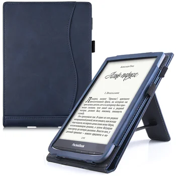 Smart tvrda torbica za uređaj za čitanje e-knjiga Vivlio InkPad 3/InkPad 3 Pro - Stojeći zaštitna torbica s ručnim remenom/džep i funkcijom automatskog isključivanja