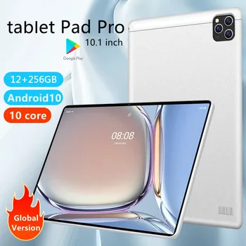Tablet od 10,1 Inča 12G RAM ROM-256G Novi Tablet Tablet Android10 WIFI GPS Bluetooth Dual Kamere Google Play WPS Office 10 Core