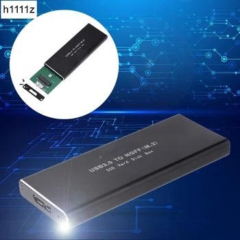 USB 3,0 M2 SSD Kućište Kućište USB3.0 M. 2 NGFF Vanjski statički disk Telo SSD Kutija Podrška 2230 2242 2260 2280 M2 SDD