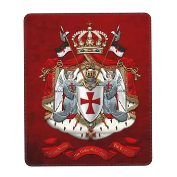 Viteški Zastava Templara S Grbom podloga Za Miša Protuklizni Gumeni Tepih Za Miša kliknite Računalo Igra PC Srednjovjekovni Ratnik Križ podloga Za Miša