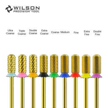 WILSON-Small Barrel Smooth Top Bit - Bušilica za nokte od volfram karbida, Električna Bušilica za Manikuru i Pribor