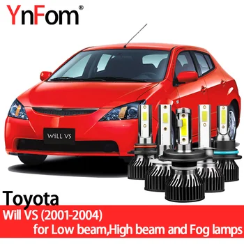 YnFom Toyota Poseban Set led žarulje Za far Will VS E12 2001-2004 bliskog i dalekog svjetla, svjetla za maglu, Auto Oprema