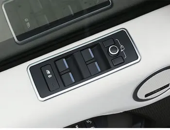 Za Land Rover Discovery 5 LR5 2017 Auto-stil ABS Mat Krom Tipka za Podizanje Prozora Okvir Poklopac Završiti Auto Pribor 4 kom