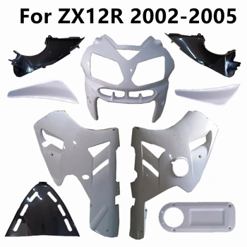 Za ZX12R 2002-2005 Pločom Izglađivanje Komponente karoserije Moto 12R 02-03-04-05 Plastični Dijelovi U pakiranju Lijevo i desno Izglađivanje