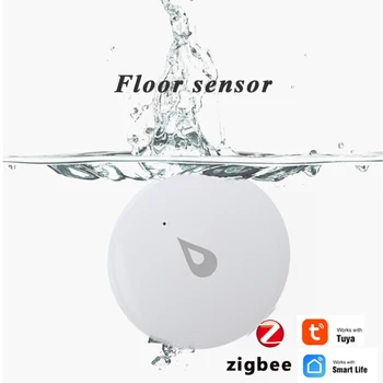 ZigBee TUYA Detektor Curenja Vode Senzor Uranjanja U Vodu Spremnik Pun Vode Komunikacija Alarm Smart Life PROGRAM Daljinski Monitor Osnovna Sigurnost